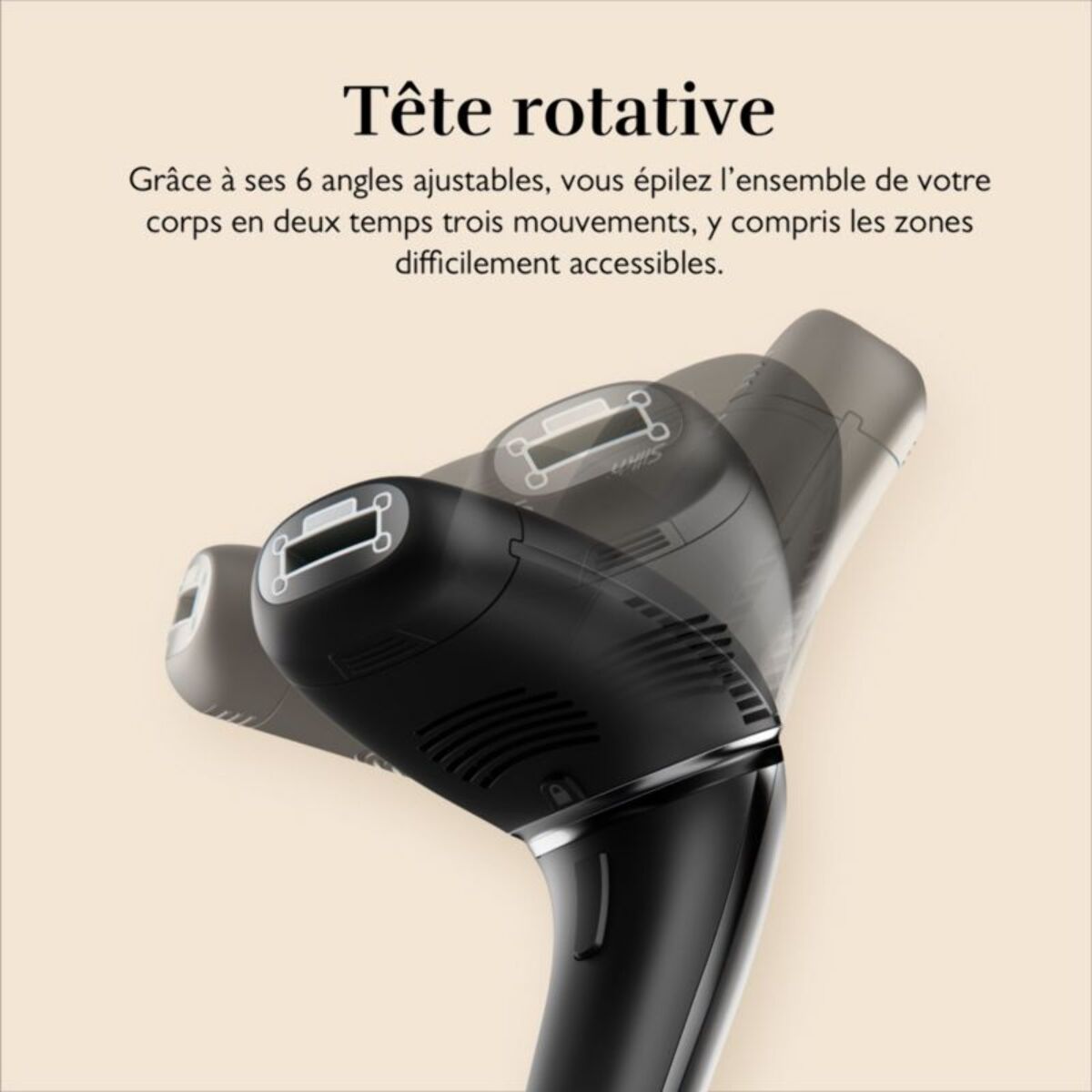 Epilateur lumière pulsée SILK'N 7