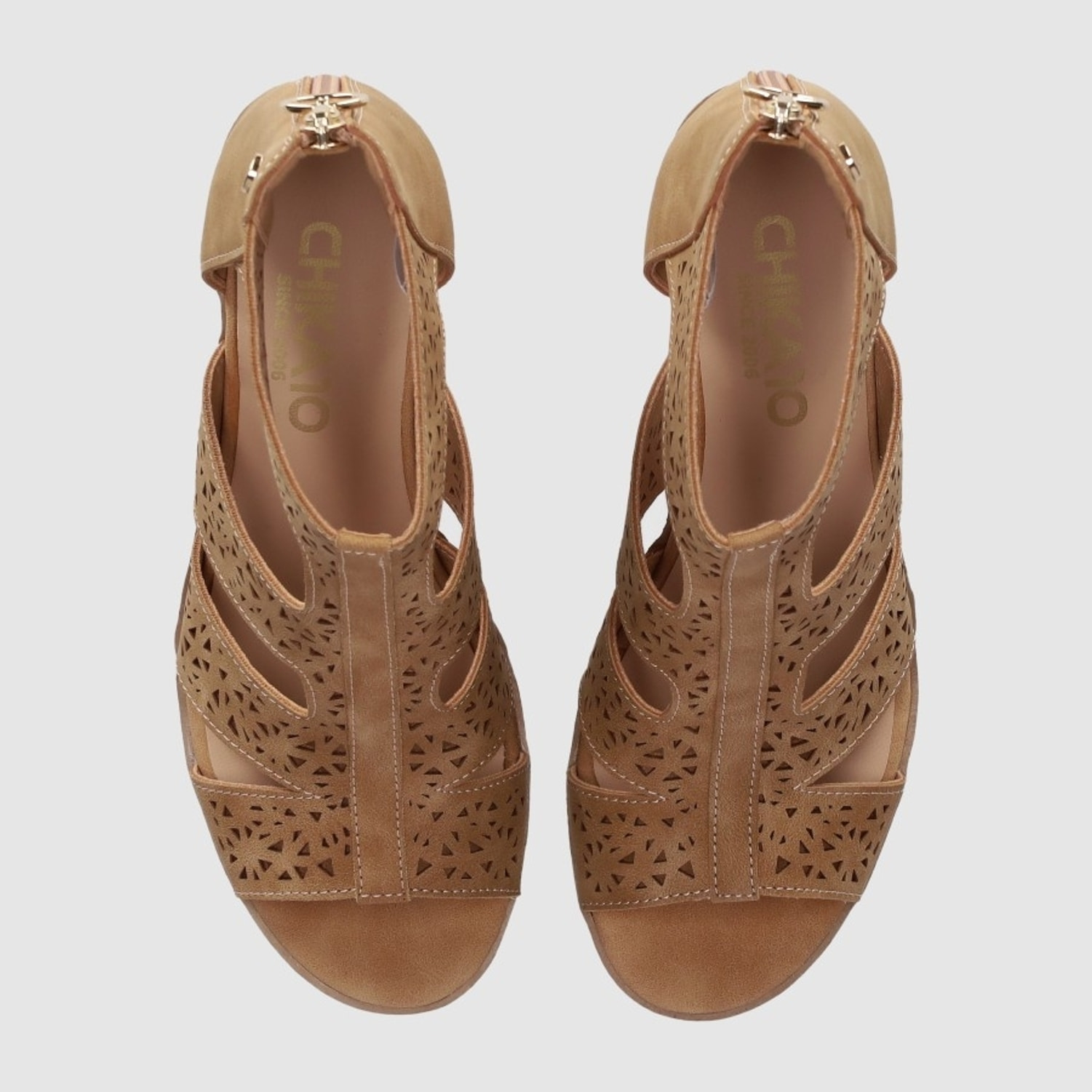 Sandalias - Cuero - Tacón: 7 cm