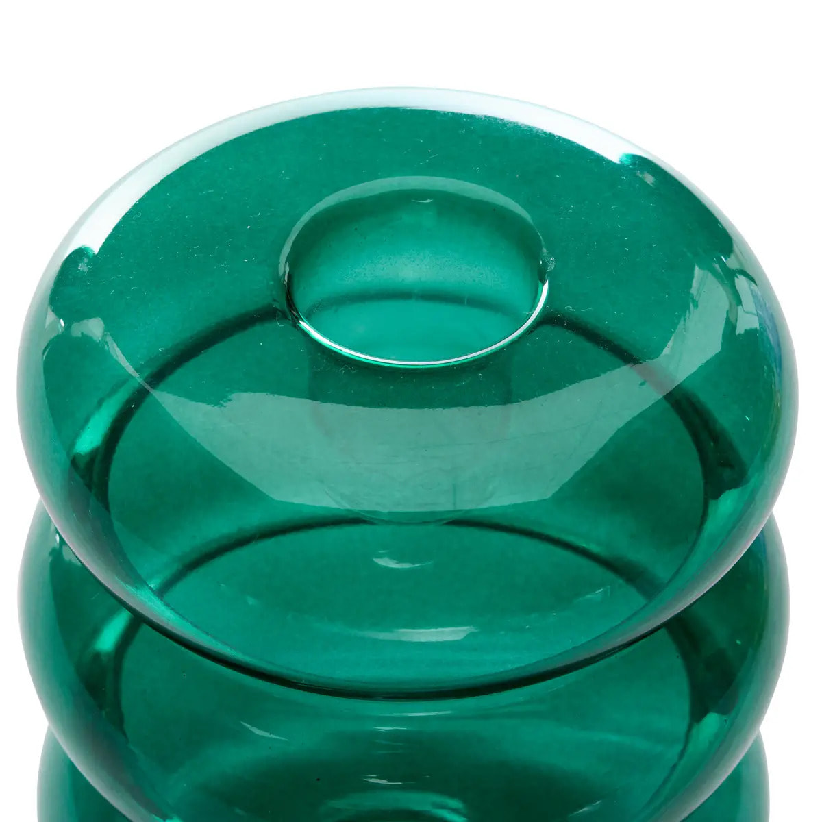 Bougeoir Pool en Verre 9x9x10,5cm Violet