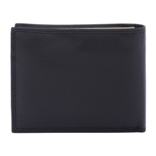 Portafoglio  da uomo In Vera pelle Made in Italy 9,5x12x3 cm