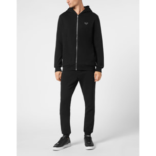 PHILIPP PLEIN Hooded Sweatjacket ICONIC PLEIN