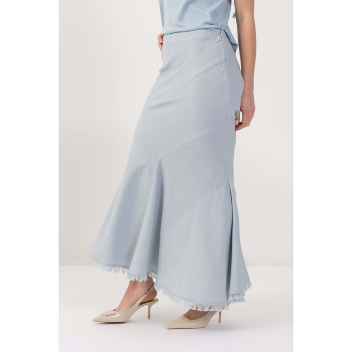 Kocca - Gonna con bordo a frangia Donna