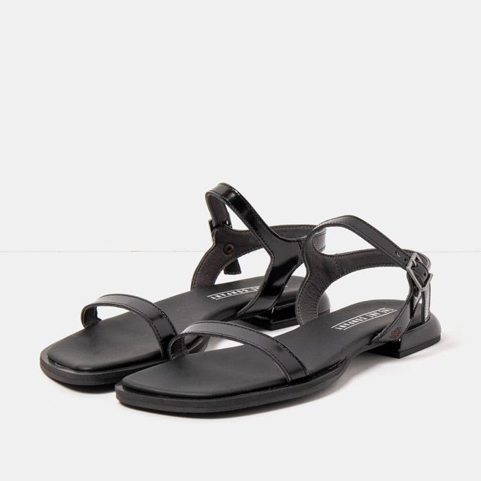 Sandalias 2000 NAPPA SHINNY BLACK / BERGAMO color Black