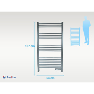 Toallero de aluminio 500 W con temporizador NTW-11G PURLINE 500 W