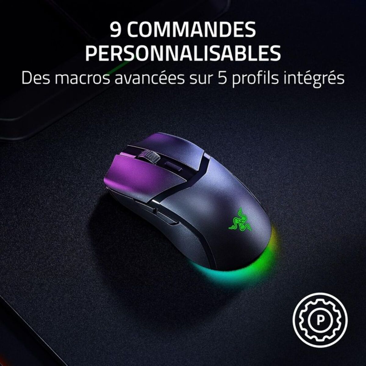 Souris Gamer Sans Fil RAZER COBRA HYPERSPEED