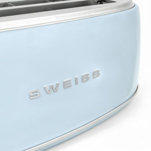 Grille-pain SWEISS baguette vintage bleu GRV6