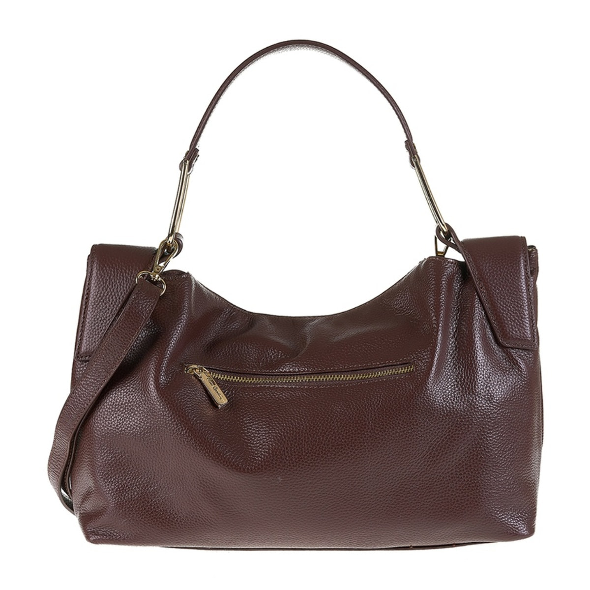 Borsa a spalla da donna Made in Italy - Modello Erisma Lux - 100% pelle - 39.0 x 23.0 x 12.0 cm