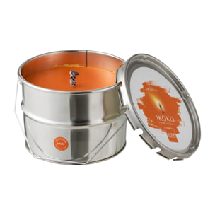 J-Line bougie exterieure Pot De Peinture - métal - orange - large - 50H