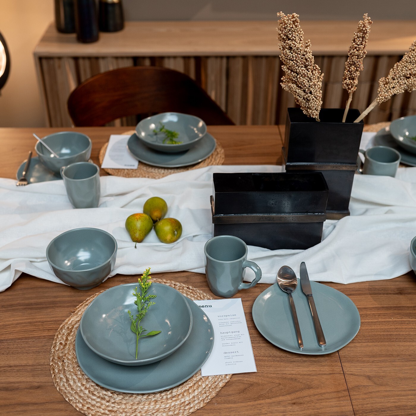 Bols Organic 15cm sauge set de 4 Kare Design