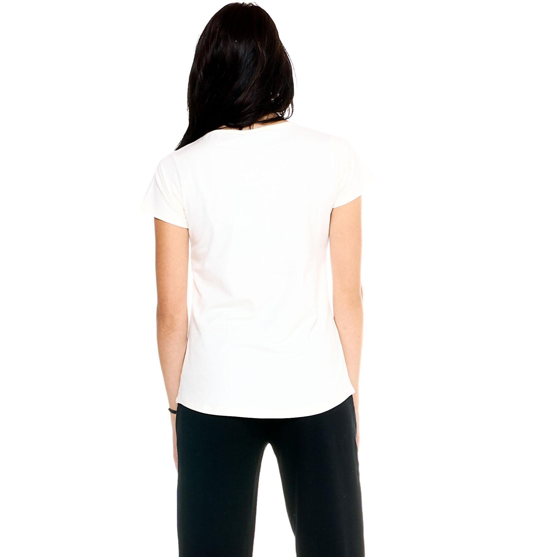 Camiseta de mujer con logo metalizado Leone Basic