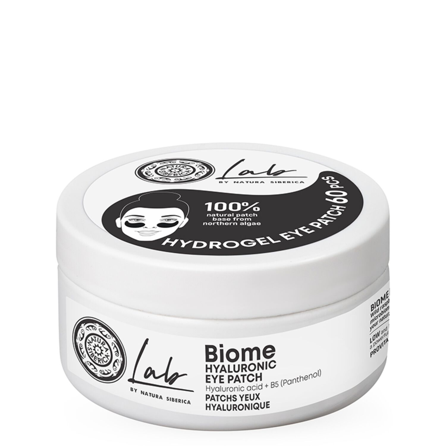 LAB BIOME - Patchs pour les yeux à l'acide hyaluronique 60 patchs