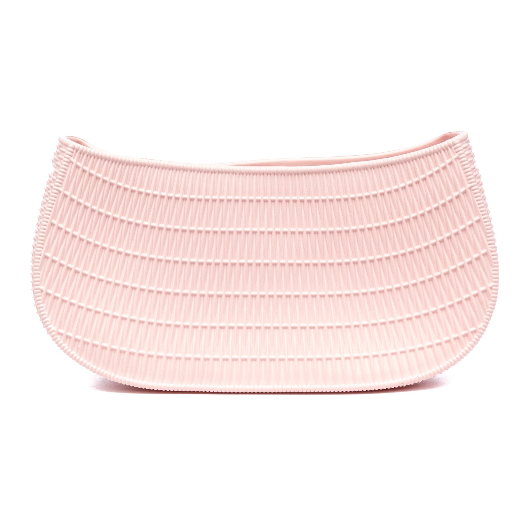 Cuerpo bolso bandolera de goma eva grabado con patrón de diseño.