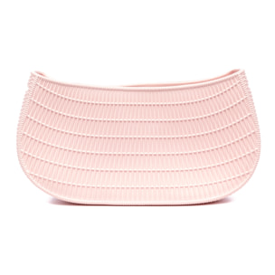 Cuerpo bolso bandolera de goma eva grabado con patrón de diseño.