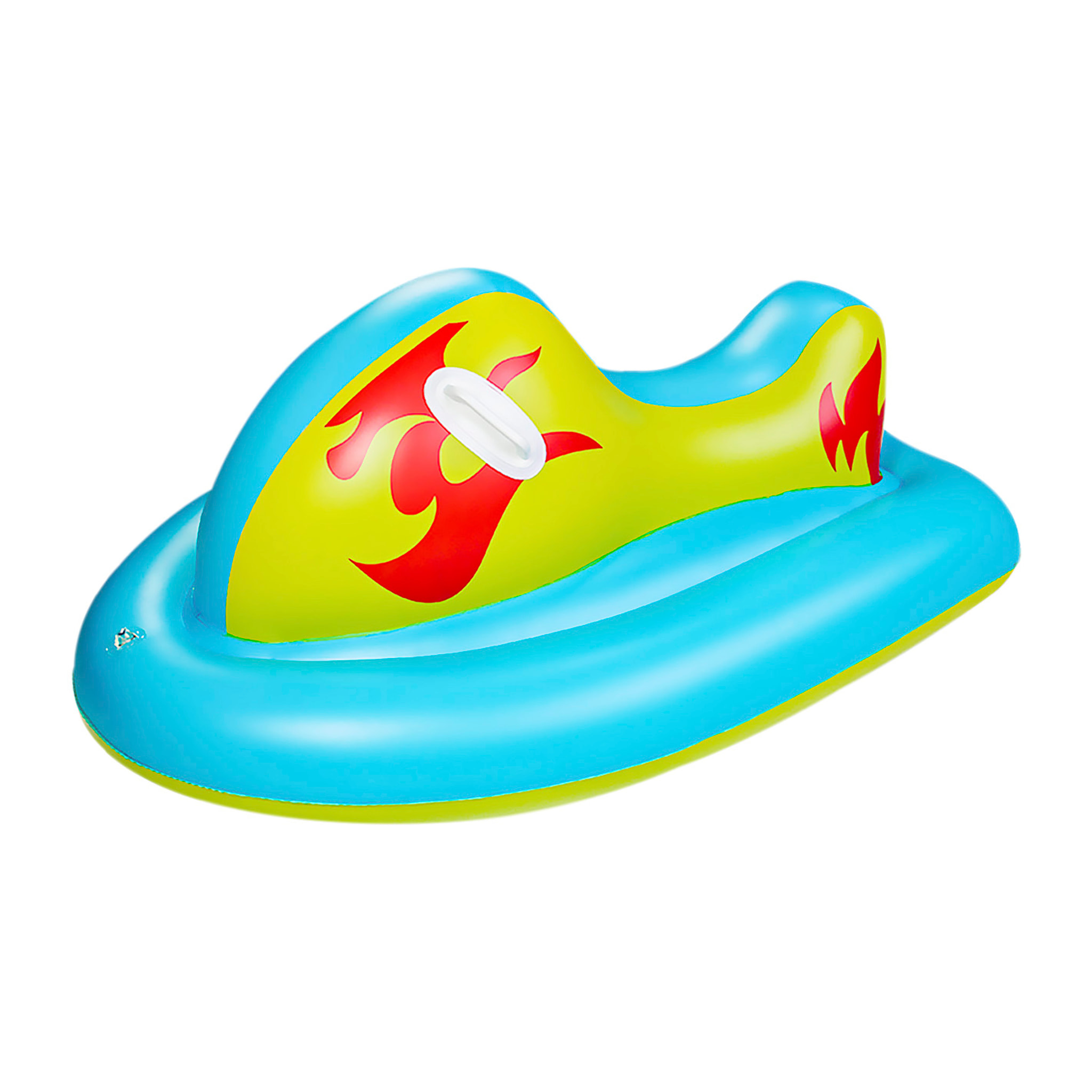 DAM Colchoneta híbrida moto de agua, para nieve y agua. 126x76cm. 126x76x55 Cm. Color: Azul