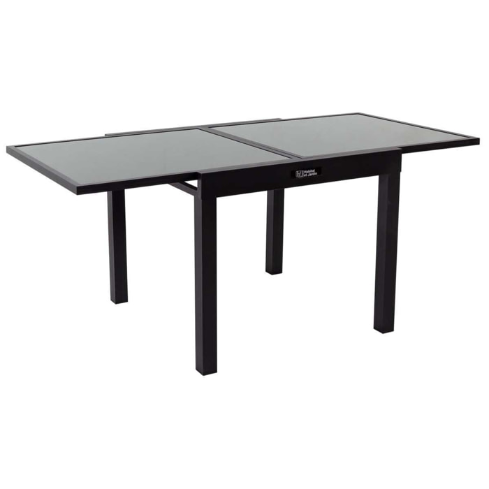 Table de jardin aluminium extensible "Porto 8" - Phoenix - Noir