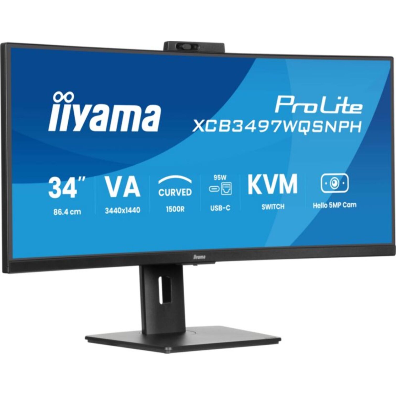 Ecran PC IIYAMA PROLITE XCB3497WQSNPH-B1 34'' VA