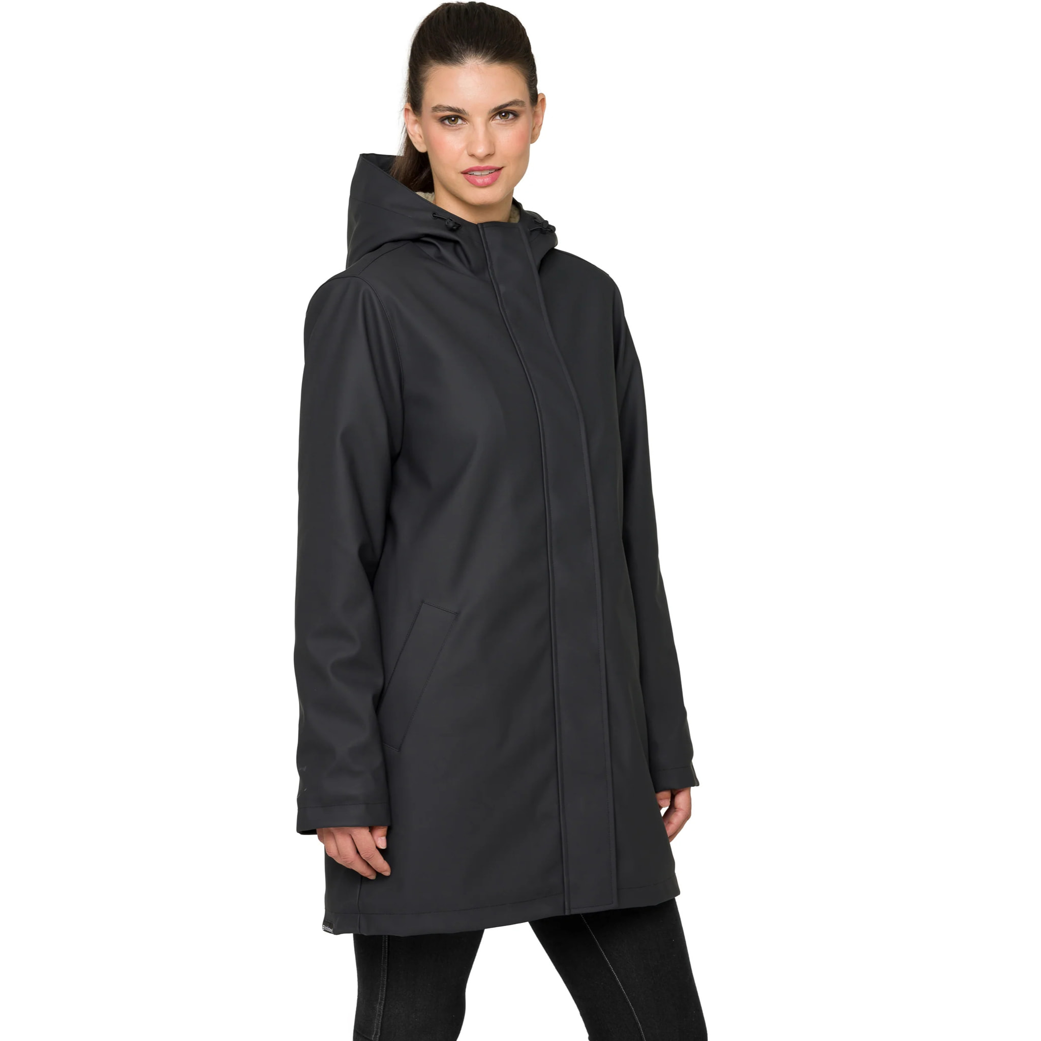 Parka YASMINE acolchada impermeable gris