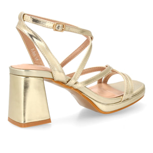 Sandalia de tacón para mujer elegante