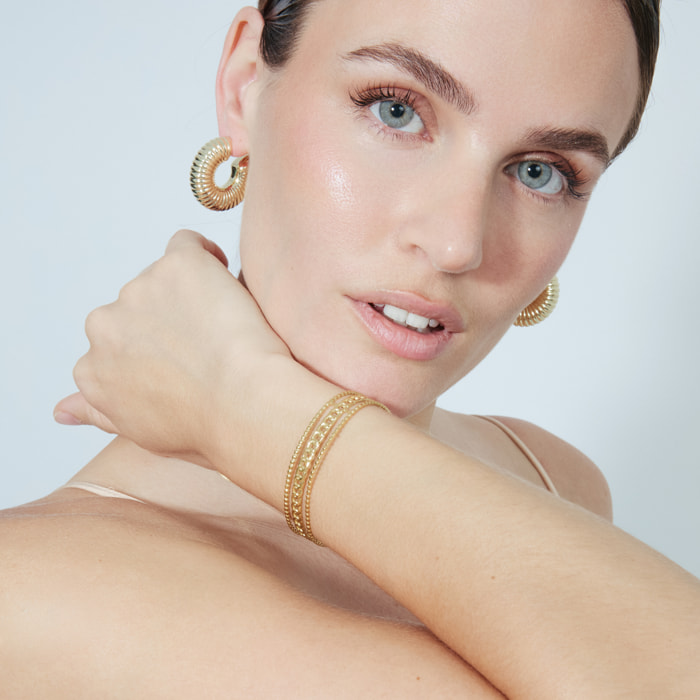 Pulsera Howllial acabado oro amarillo 18k