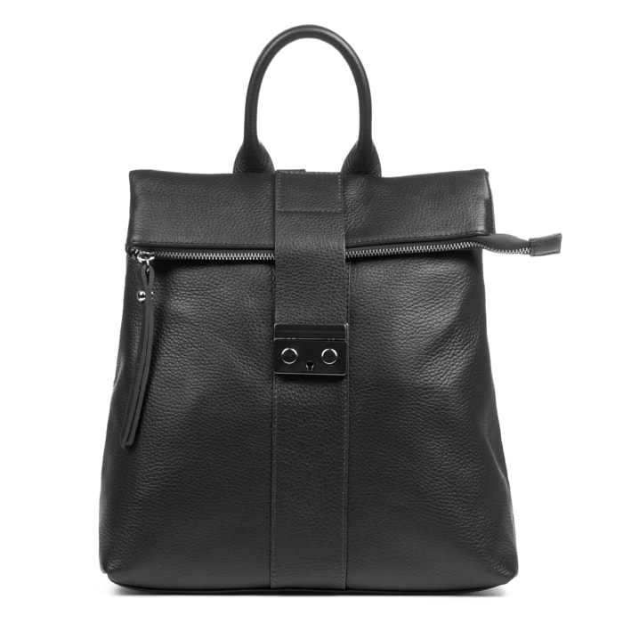 Foca Zaino Donna.Pelle autentica Dollaro