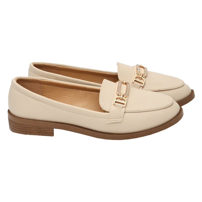 Mocassini con accessorio - tacco 2,5 cm