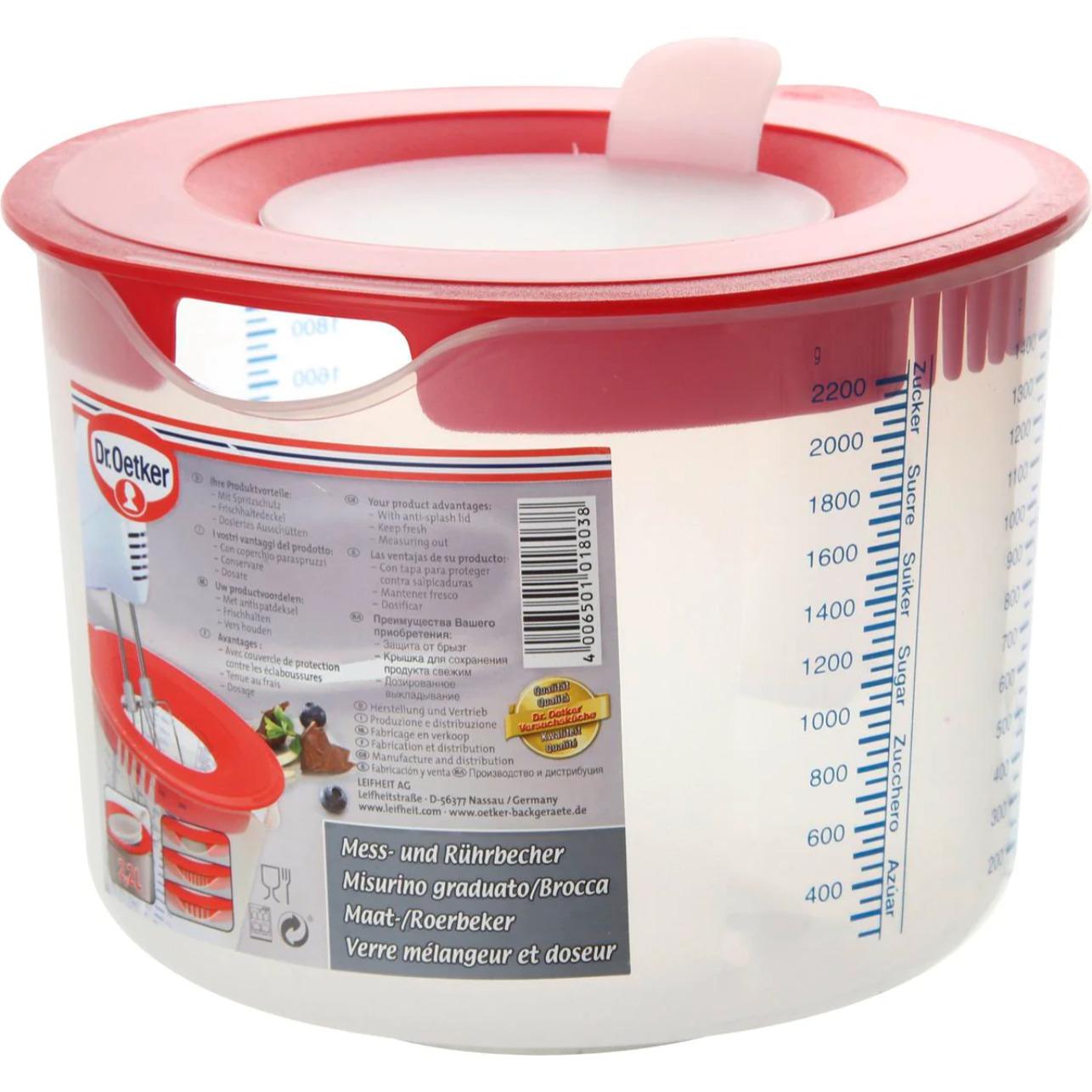 Verre doseur 2,2 litres Dr.Oetker Baker Edition