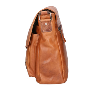 Borsa a mano unisex In Vera pelle Made in India 37x27x12 cm