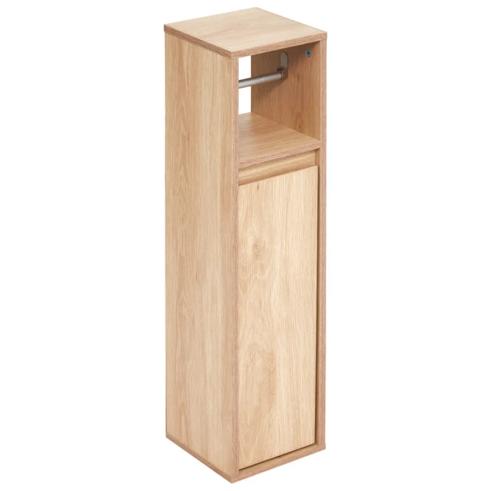 Dérouleur salle de bain Abana bois clair