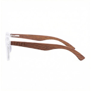 Gafas de Sol Feler 1510-3 Polarizadas de Madera Unisex 51 mm