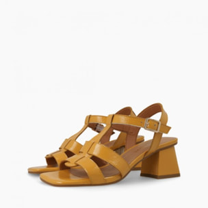 SANDALIAS AMARILLAS MIL5214-GO