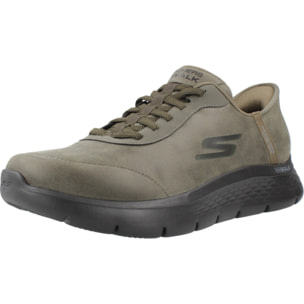 Sneakers De  Hombre Slip - Ins Go Walk Flex - Smoot Verde