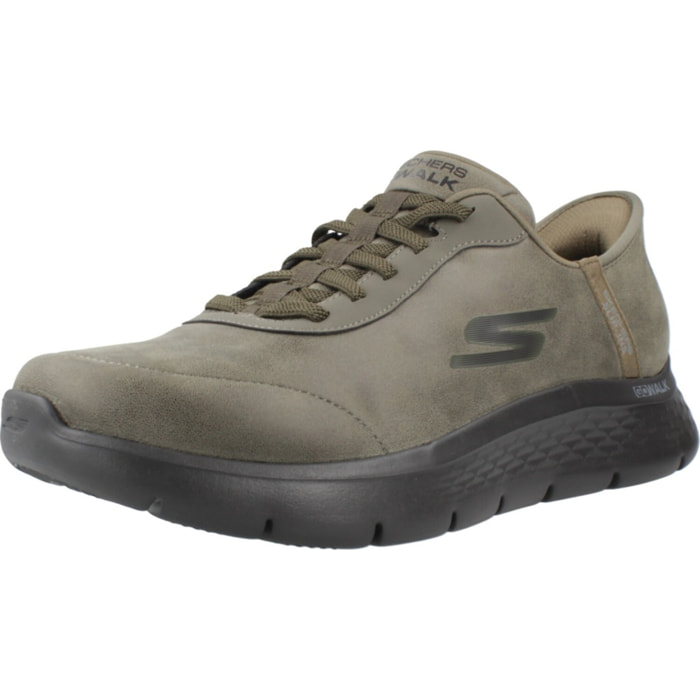 Sneakers De  Hombre Slip - Ins Go Walk Flex - Smoot Verde