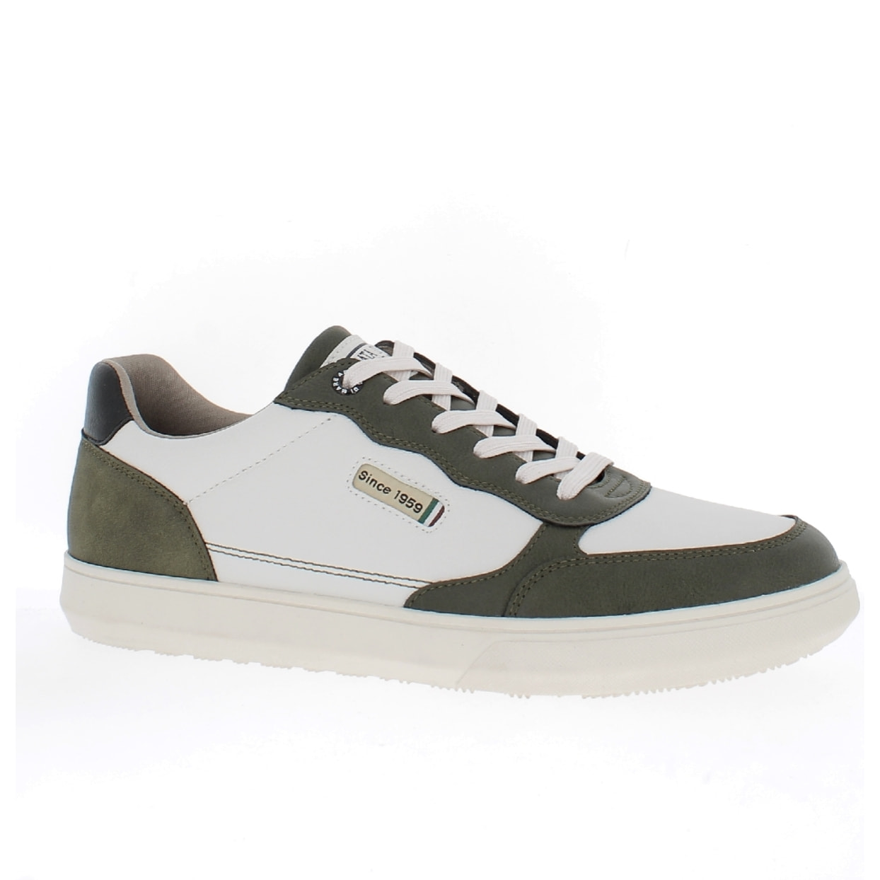 Armata di Mare Scarpe Uomo Court Sneakers Casual con Soletta Rimovibile in Memory Foam AMU W24M606 Military Off White