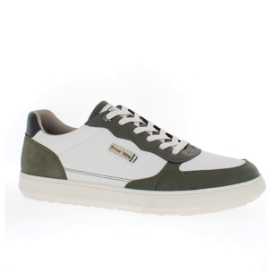 Armata di Mare Scarpe Uomo Court Sneakers Casual con Soletta Rimovibile in Memory Foam AMU W24M606 Military Off White