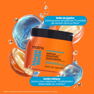 Mega Sleek - Masque Fondant Anti-Frisottis 500 ml