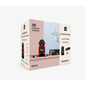 Cafetière à dosettes KRUPS BUNDLE INISSIA + 50 CAPSULES