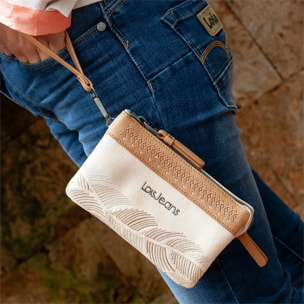 Cartera De Mano Triple Skpat Galatea Beige