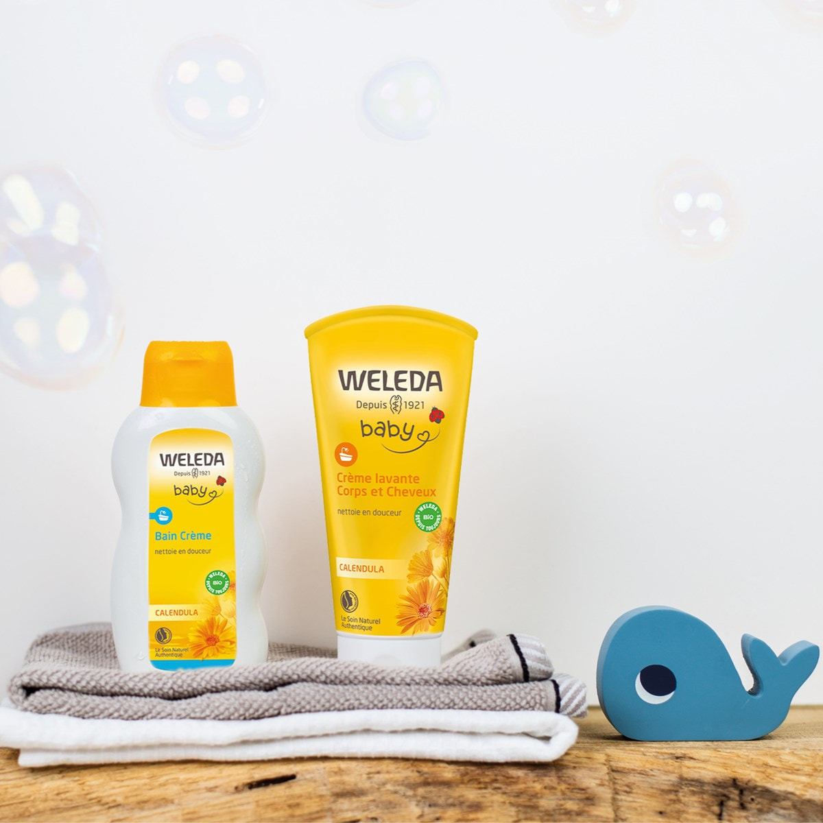 WELEDA - Crème lavante Corps & Cheveux - 200 ml