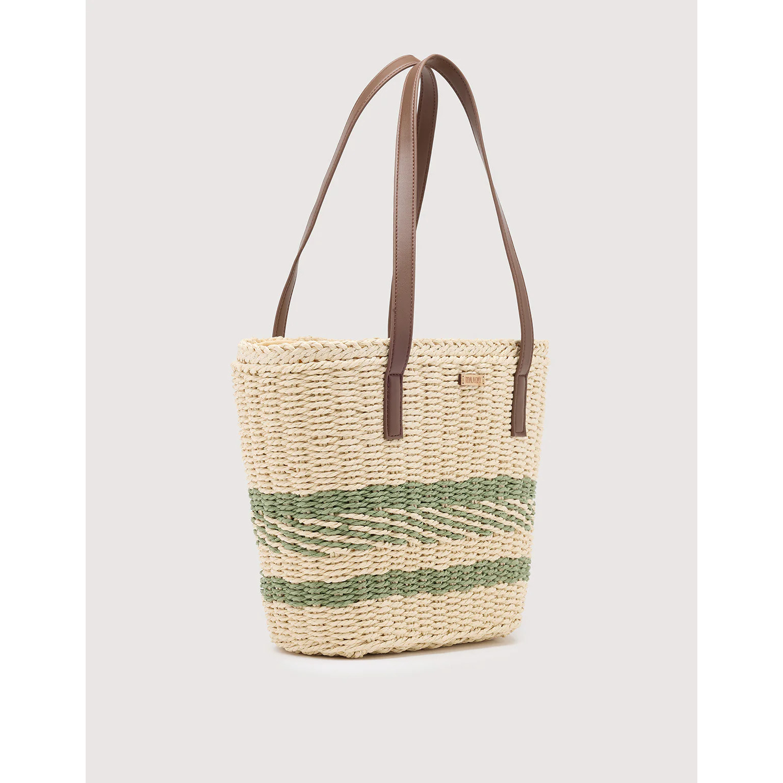 Bolso Capazo Trenzado Natural - Hyla