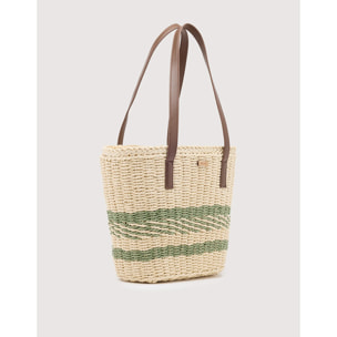 Bolso Capazo Trenzado Natural - Hyla