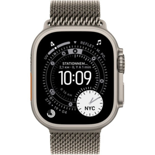 Montre connectée APPLE WATCH 49mm Tit Naturel Milanais Ultra 3 L Cellular