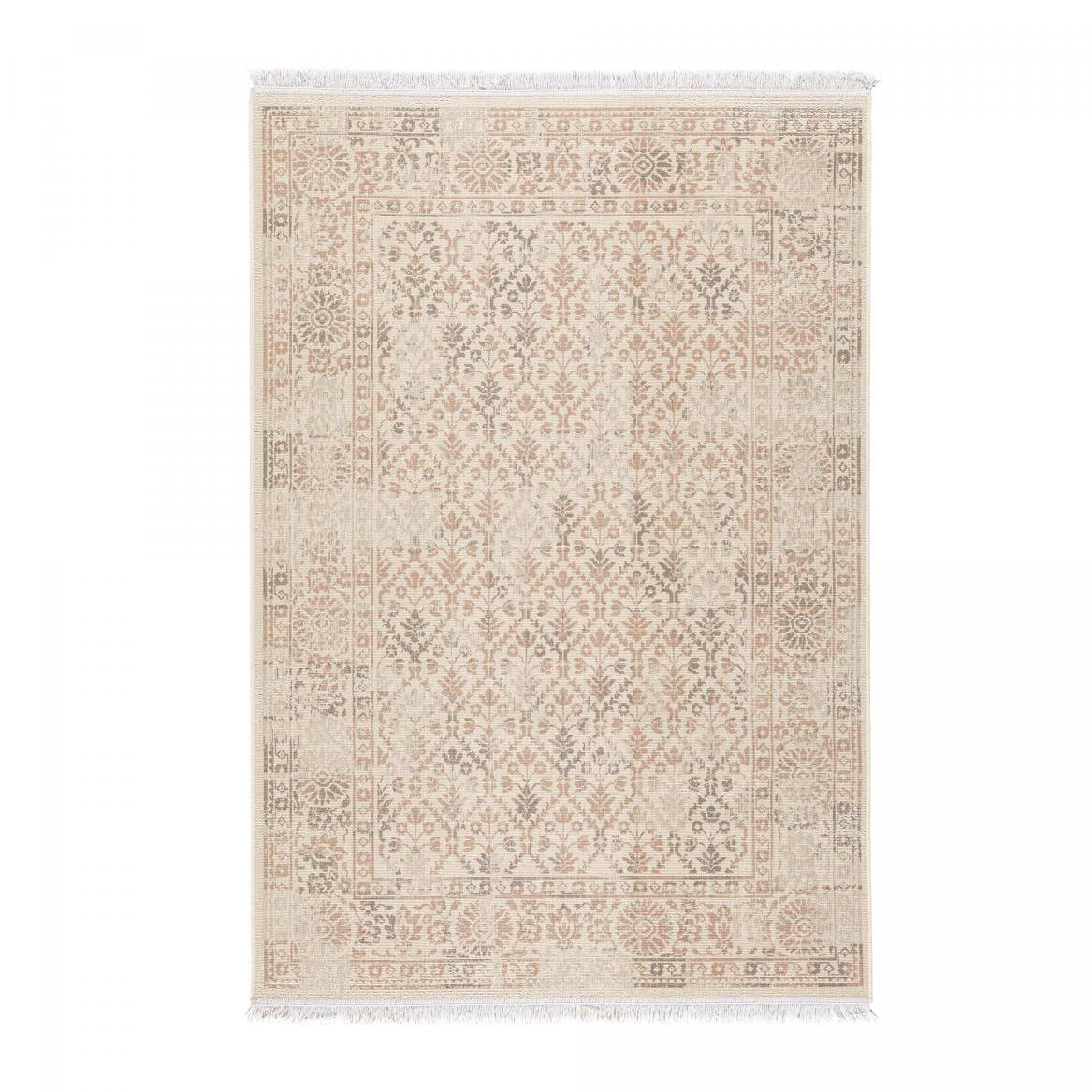 Tapis salon et chambre tissé en coton motif oriental PIMO