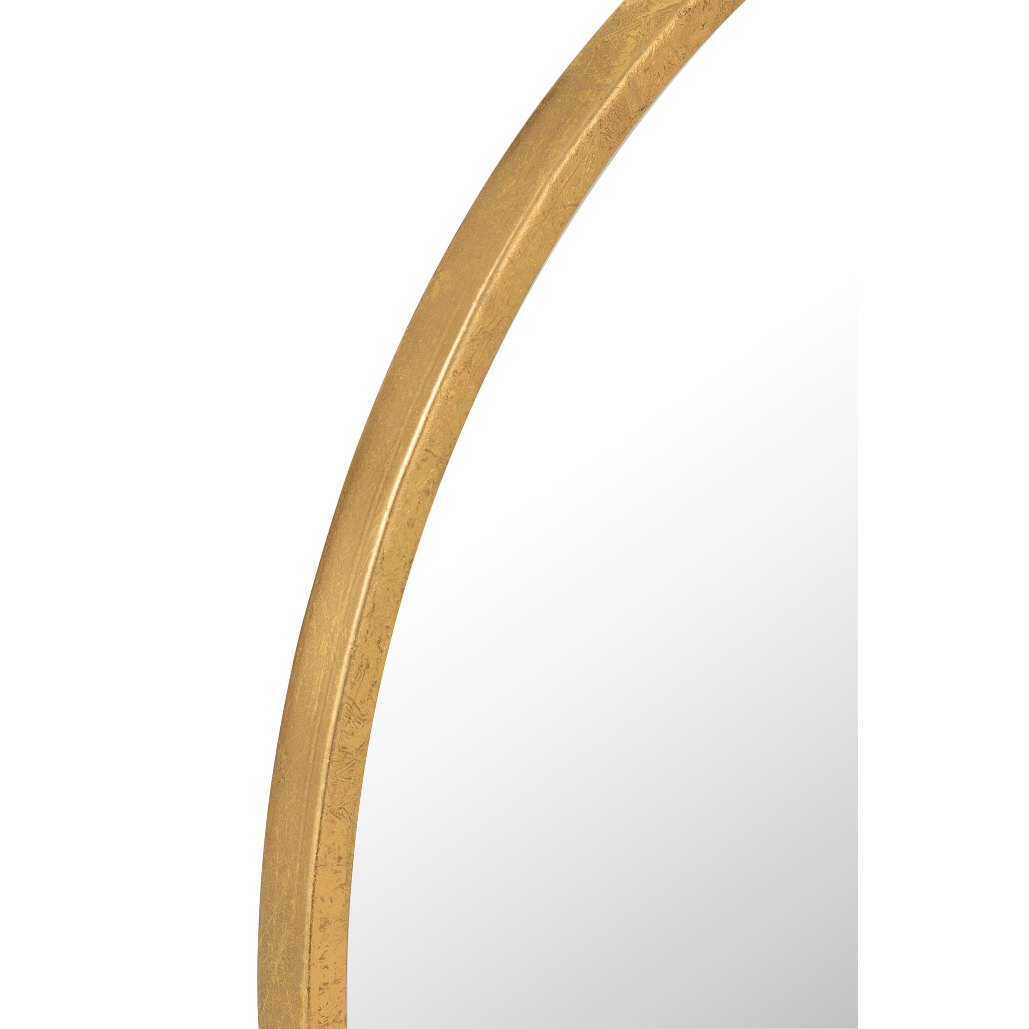 J-Line miroir Mona Rond - métal/verre - or - extra small - Ø 30 cm