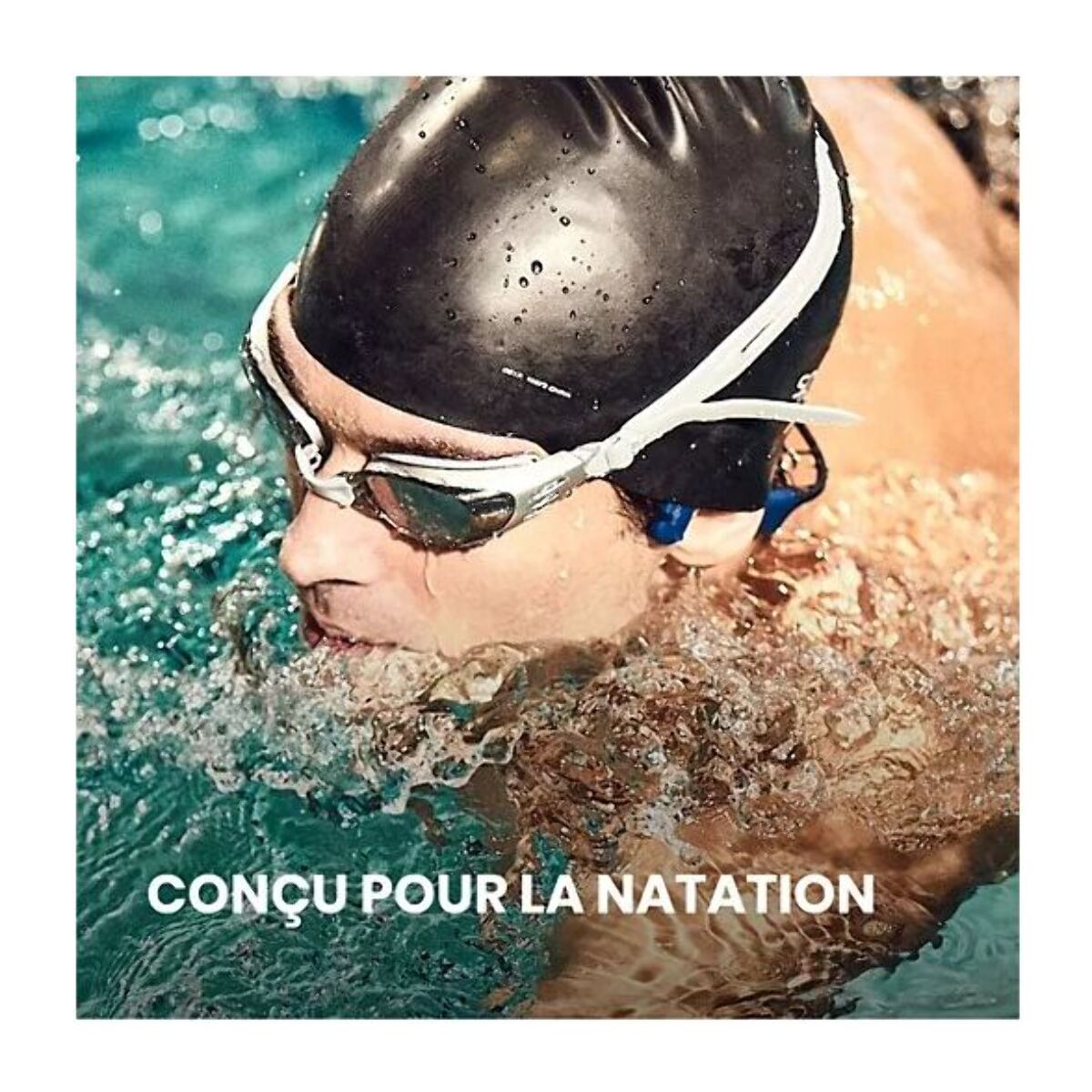 Casque SHOKZ OpenSwim Bleu
