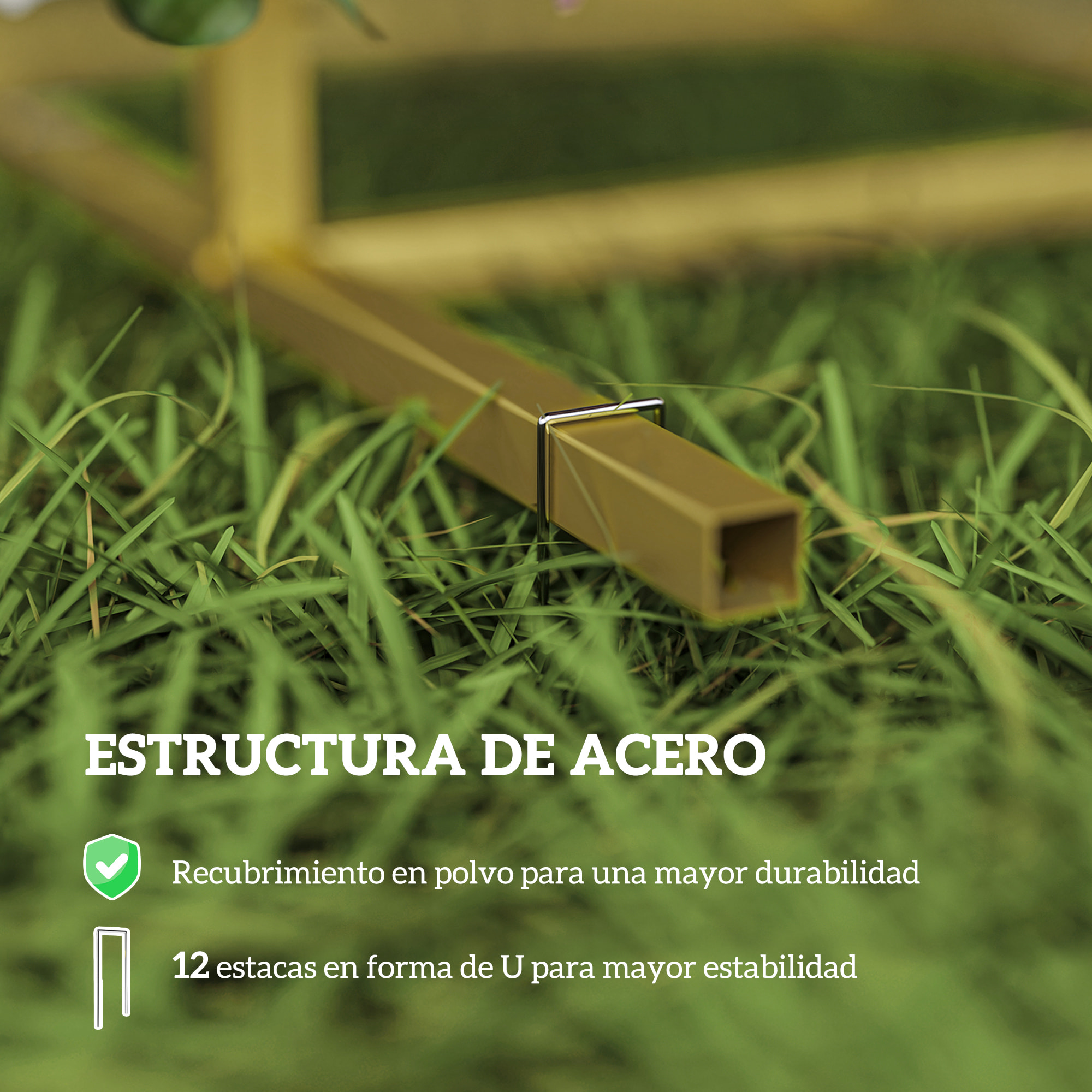 Set de 3 Arcos de Jardín para Rosas de Metal, Arcos de Boda de 220/200/180 cm con Recubrimiento en Polvo, Resistente a la Intemperie, para Plantas Trepadoras, Decoración Patio Terraza, Dorado