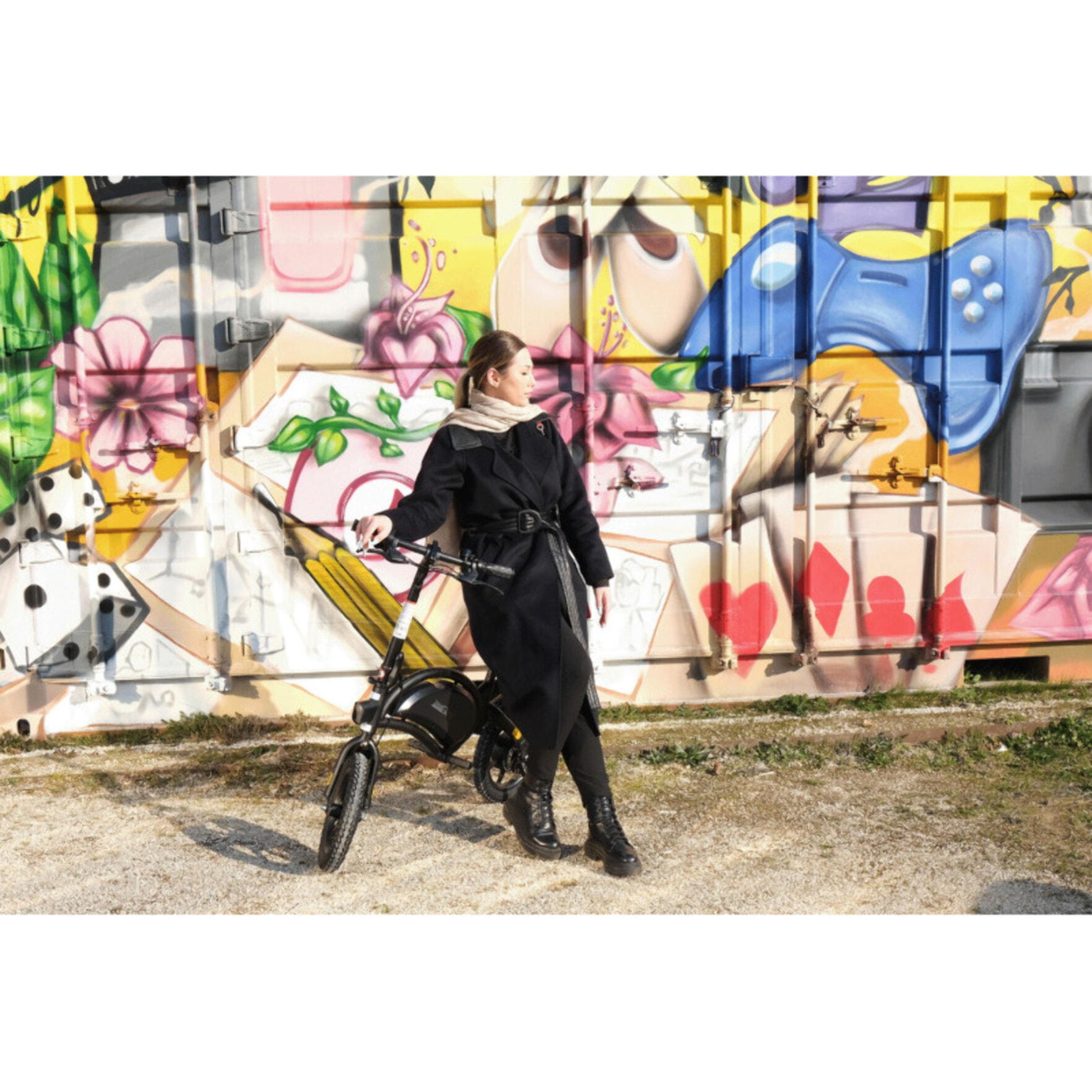 Draisienne UrbanGlide e-bike 160 - Roues 16'' - Bequille