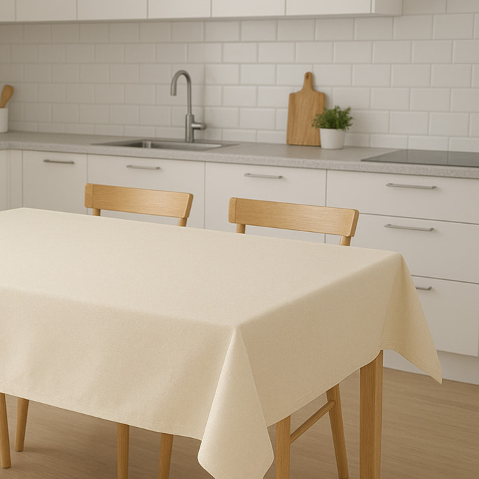 CASSESE HOME Tovaglia Loneta con Piegolina - Misto Cotone/Poliestere