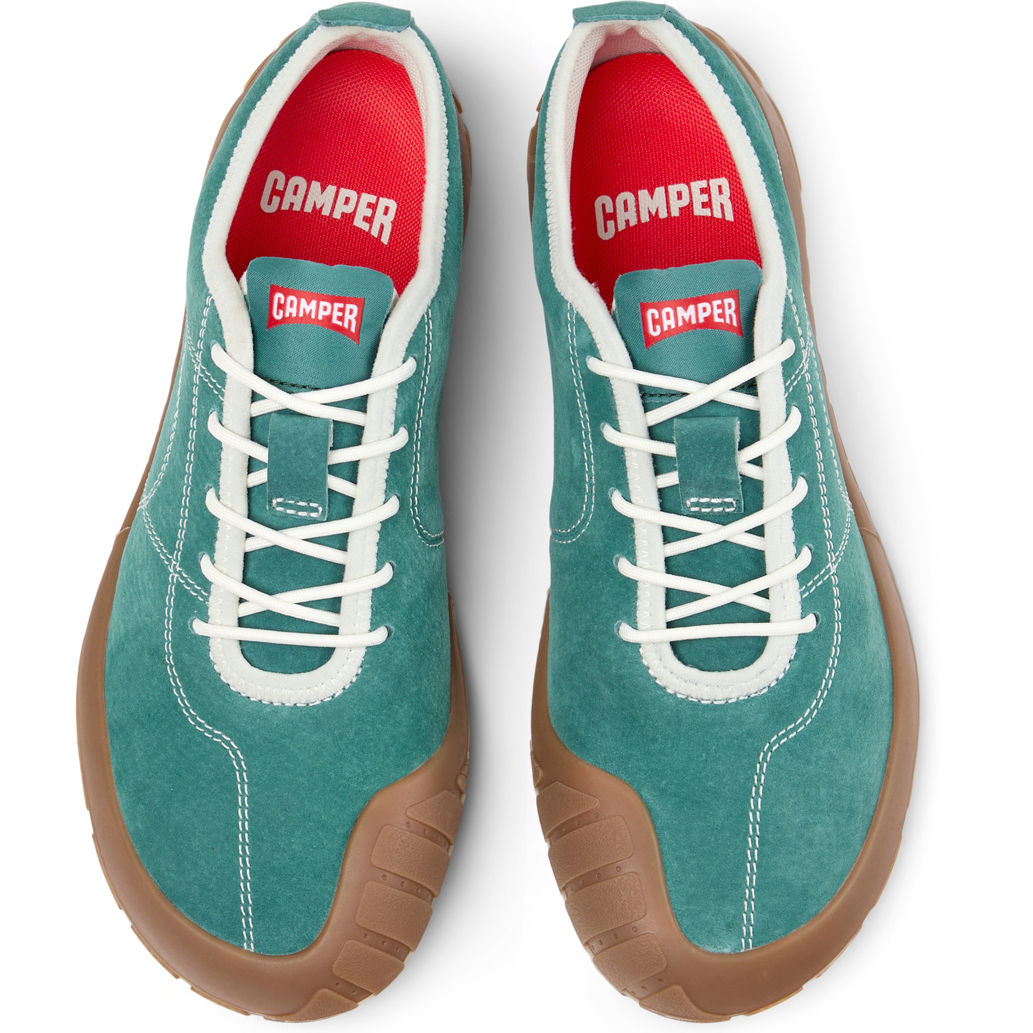 Zapatillas - CAMPER Peu Path+ - Verde - Cuero nobuk