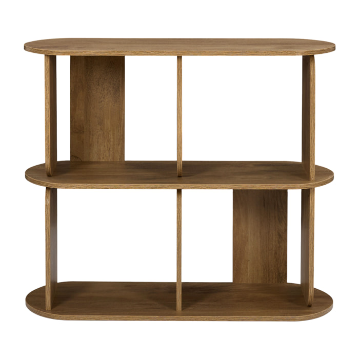 Étagère - HOME DECO FACTORY - Heritage - Modulable - 4 Cases - Marron