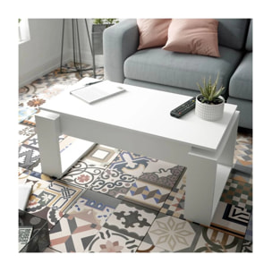 Mesa de centro elevable Nova Blanco Artik (Blanco Mate)